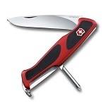 Нож Victorinox RangerGrip 53 (арт. 0.9623.C, 130мм 5 функций красно-чёрный)